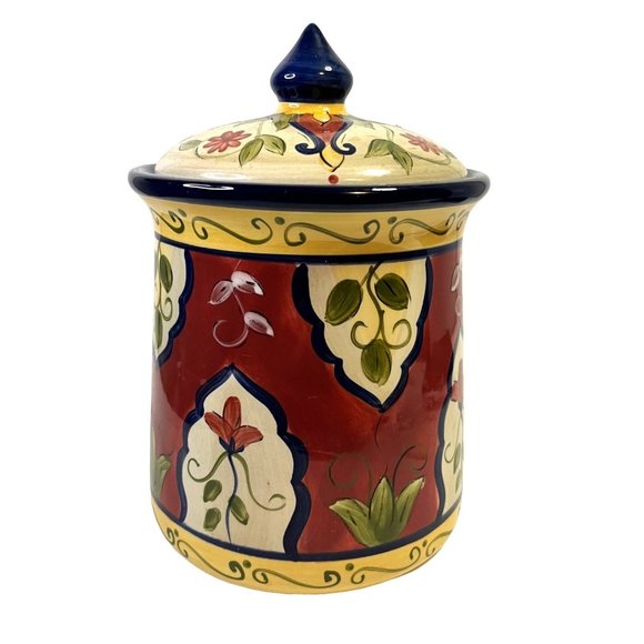Pier 1 Kitchen Pier Imports Vallarta Ceramic Large Canister Cookie